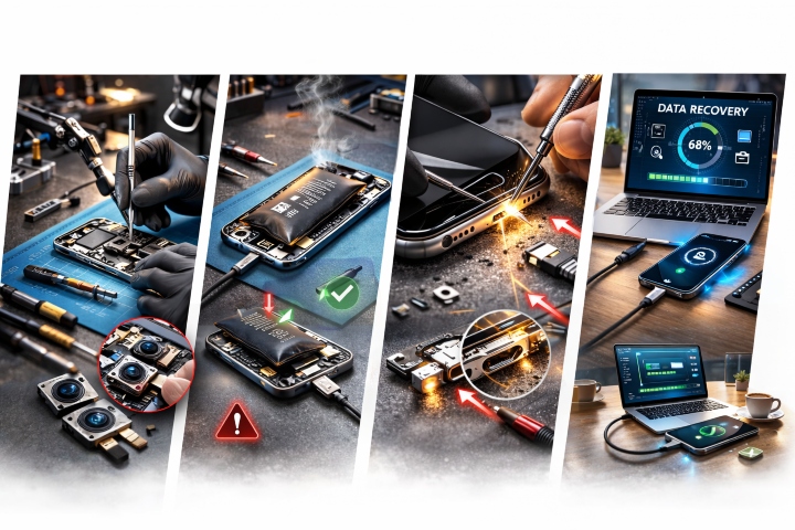 Spoedreparaties Smartphone Camera Batterij Poort Software