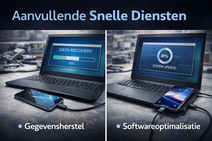 Aanvullende Snellle Diensten Dataherstel Softwareoptimalisatie