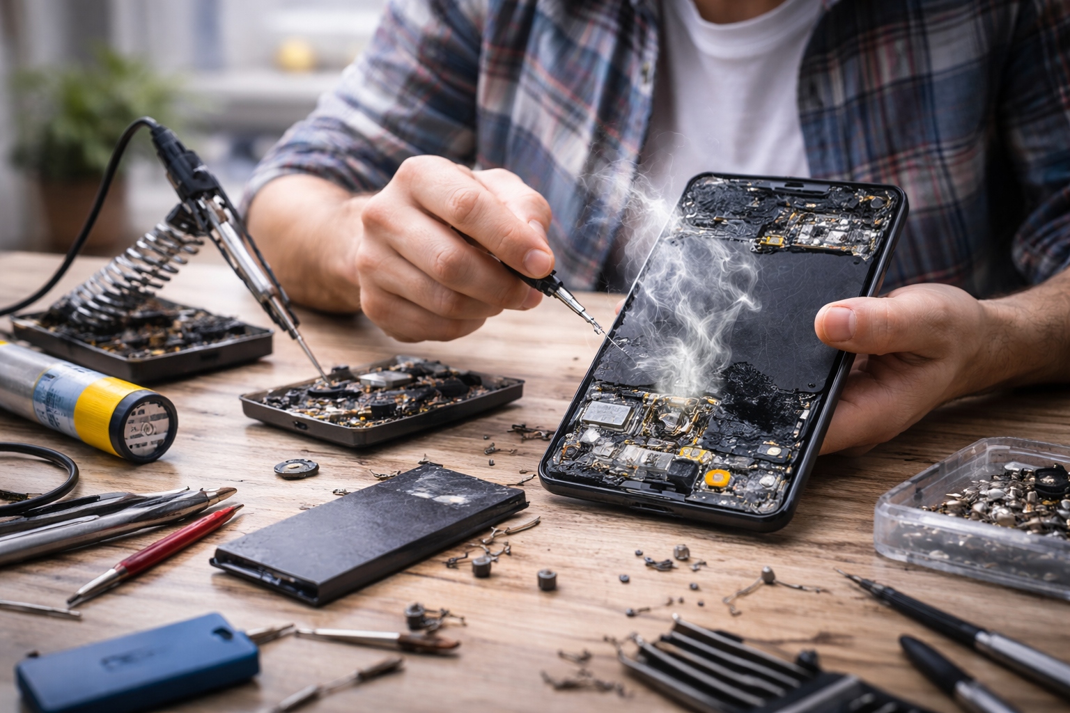 Doe Het Zelf Smartphone Reparatie Risicos