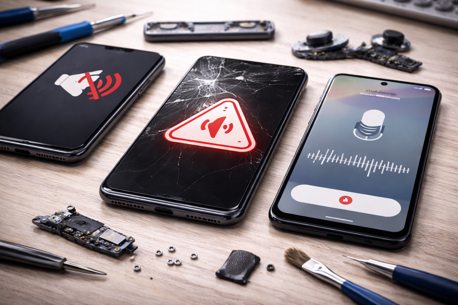 Speaker Microfoon Audioproblemen Pixel Reparatie